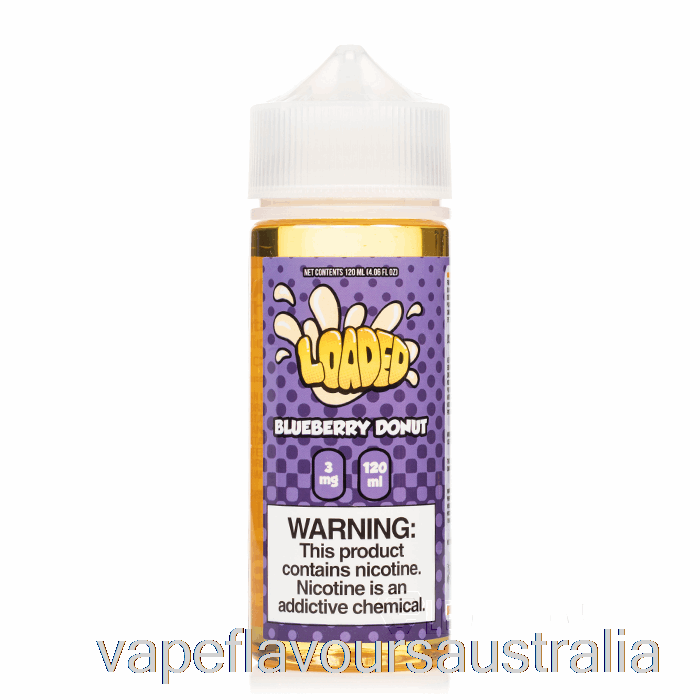 Vape Nicotine Australia Blueberry Donut - Loaded E-Liquid - Ruthless Vapors - 120mL 6mg